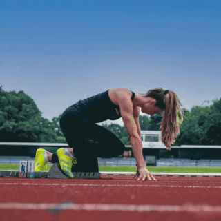 Tracks GiF - on your mark, get set and go