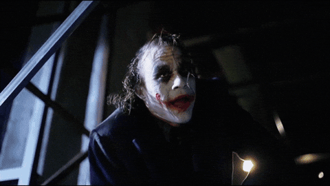 Joker GIF saying and here we go