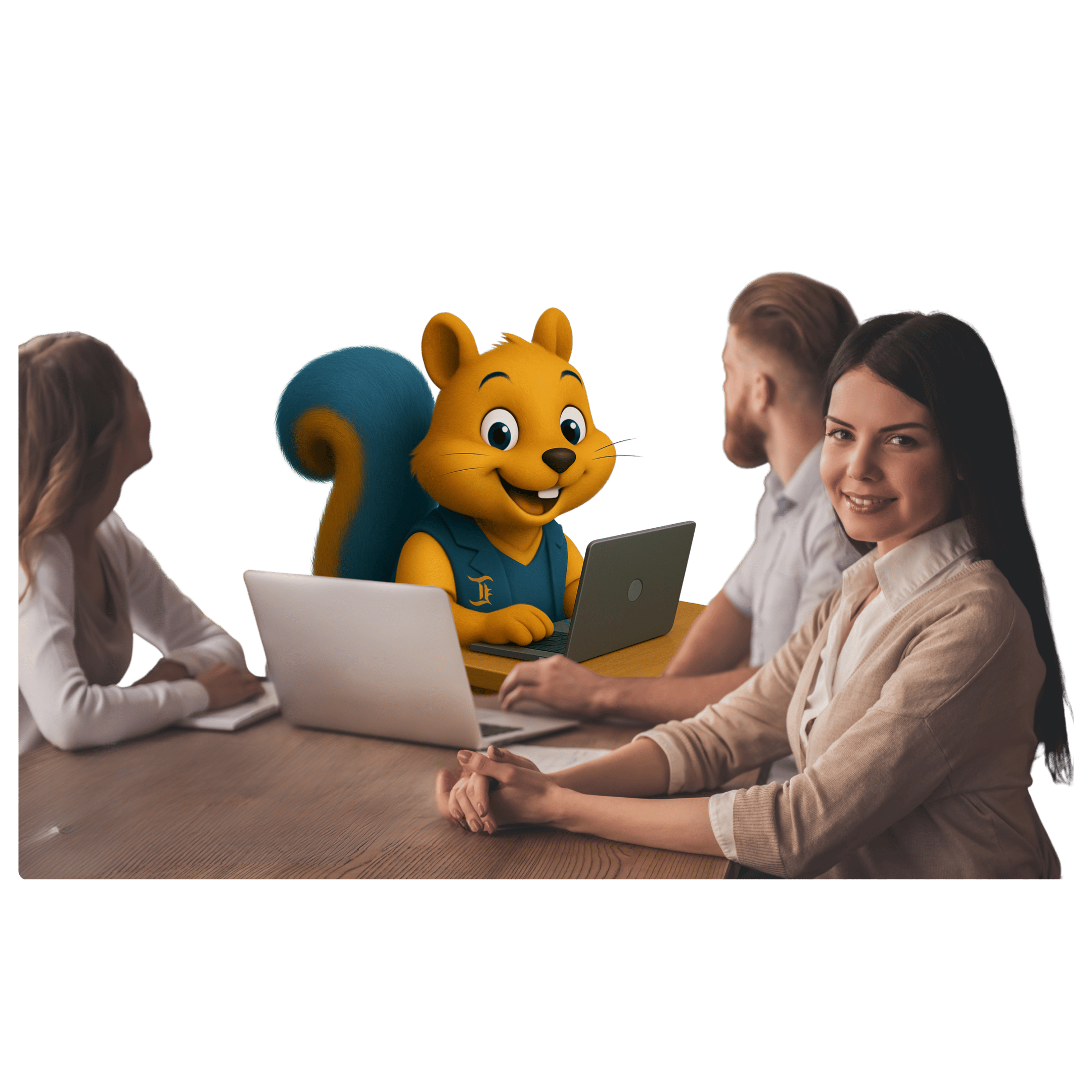 Colaborador sonríe tras aprobar crédito por nómina