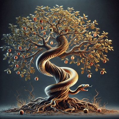 Snake in tree