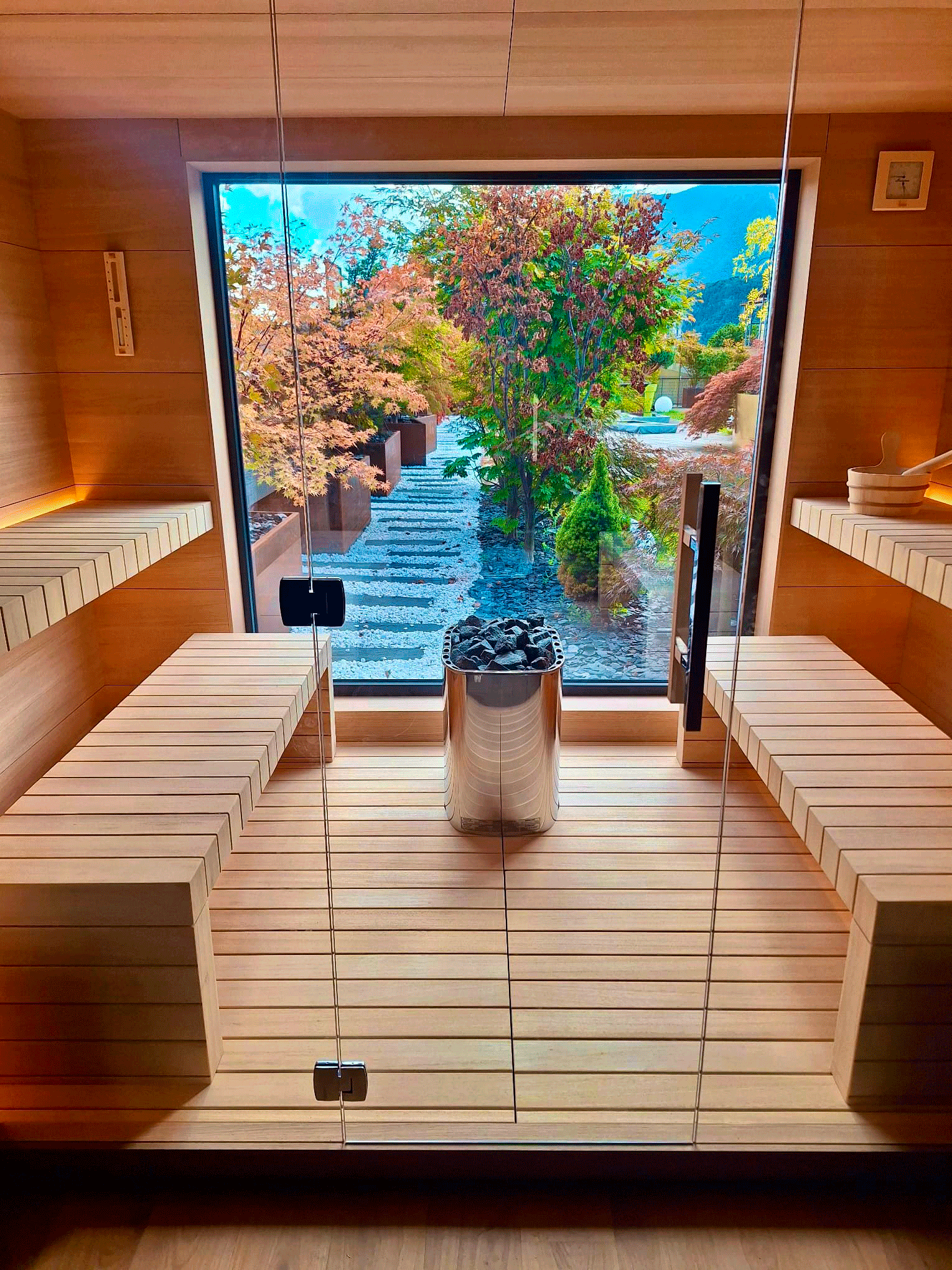 idus sauna saune bagno turco moderno