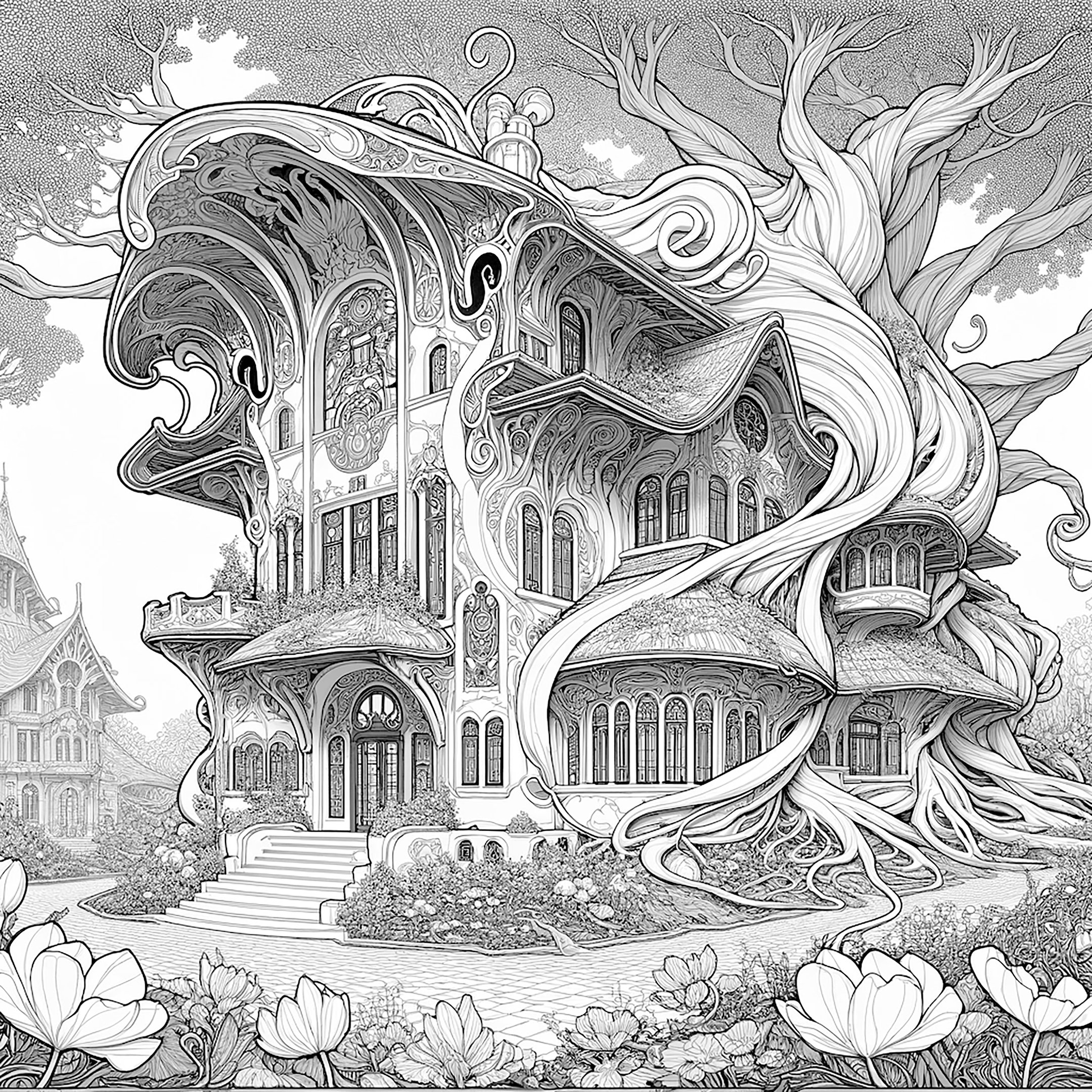 Create Free and Easy Coloring Pages with AI: Introducing the Adult Coloring Book Image Creator!