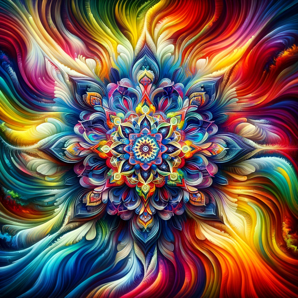 image of abstract mandala 