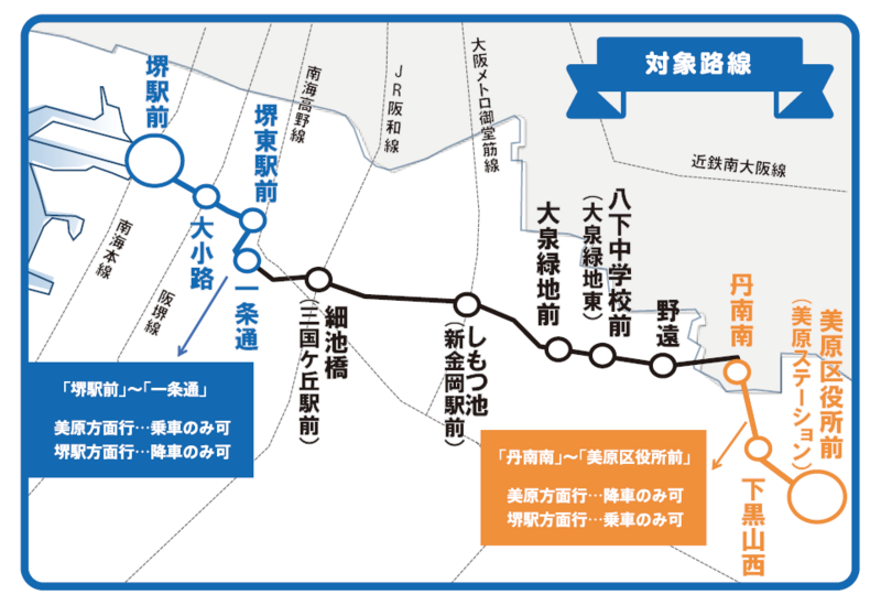 SMI美原ラインの路線図｜堺市のニュースならサカイタイムズ