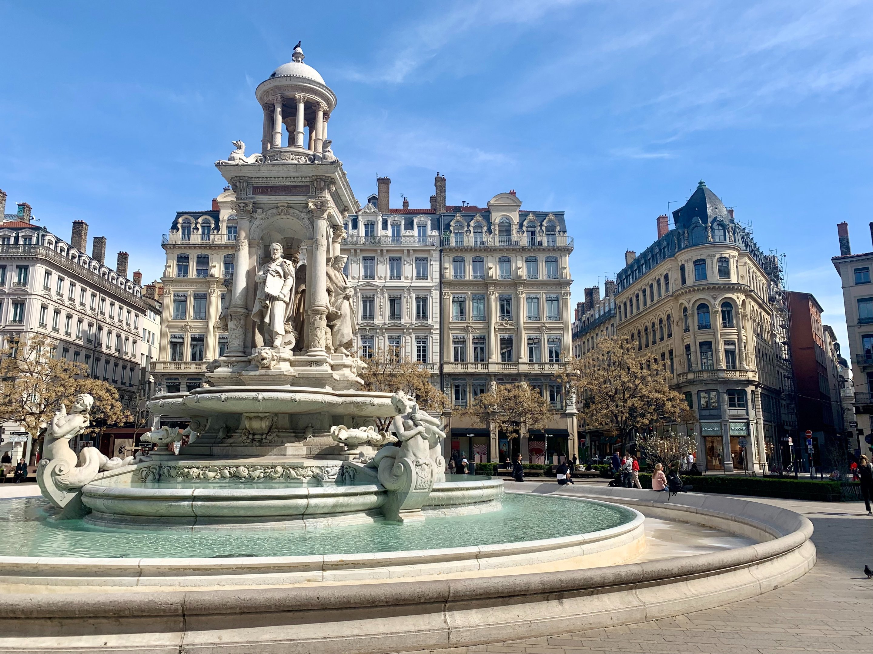 Lyon market or city street