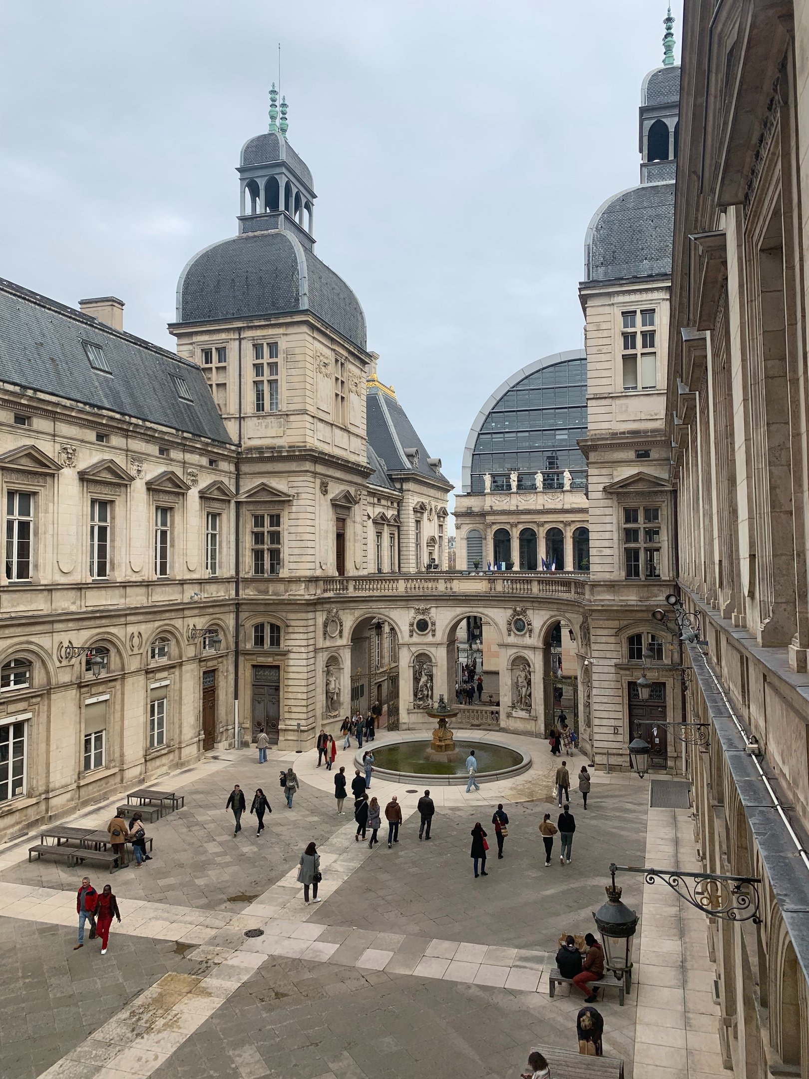Lyon café or neighborhood view