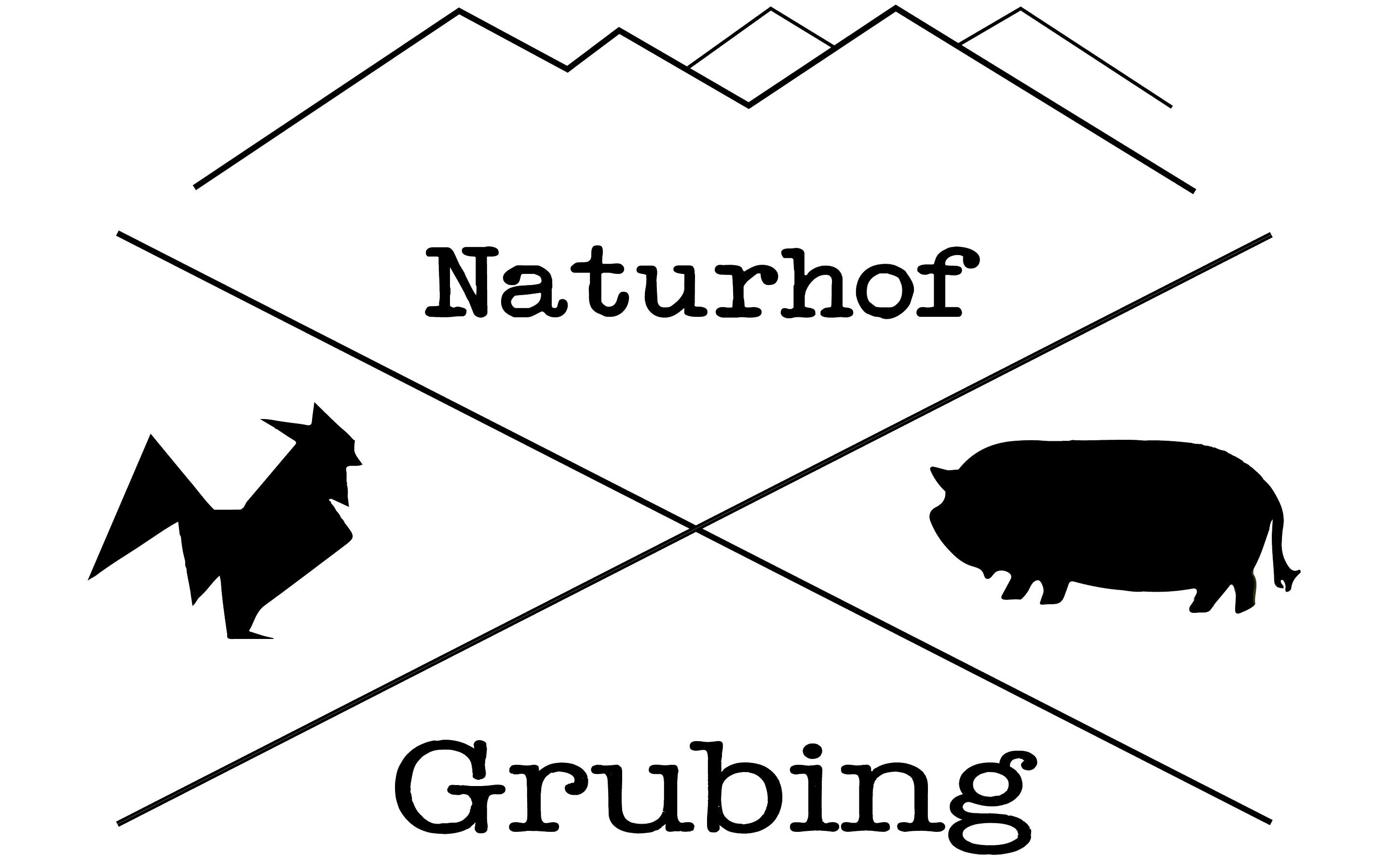 Saubär KuneKune Weidepig logo