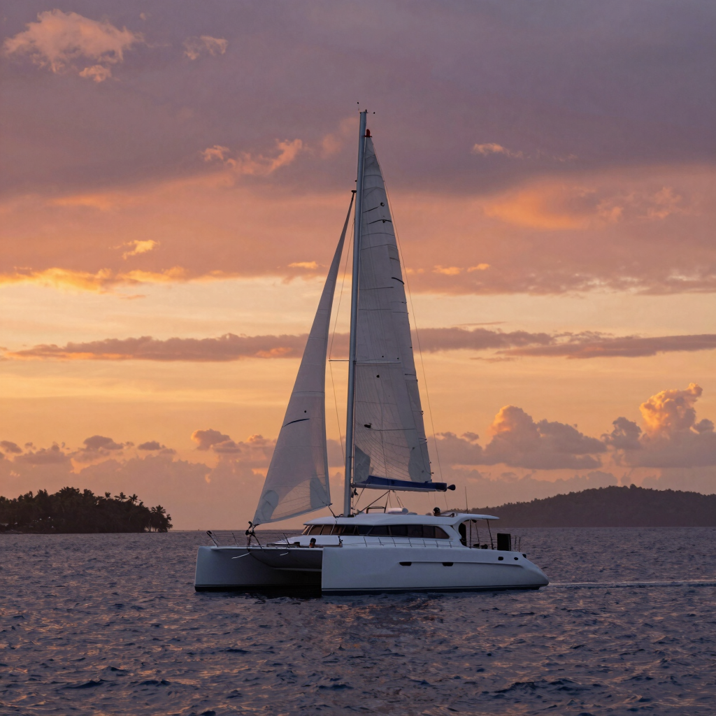 Paseo en Catamarán al Atardecer