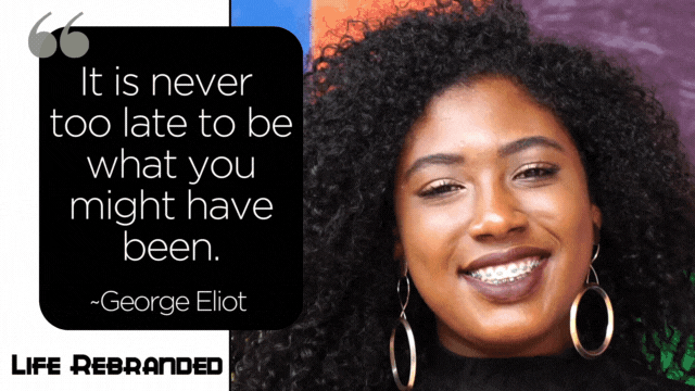 An inspirational quote by George Eliot