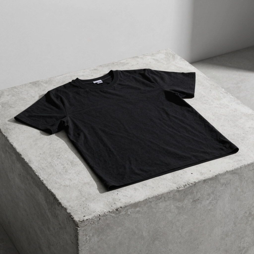Kaos Konstruksi Boxy Hitam