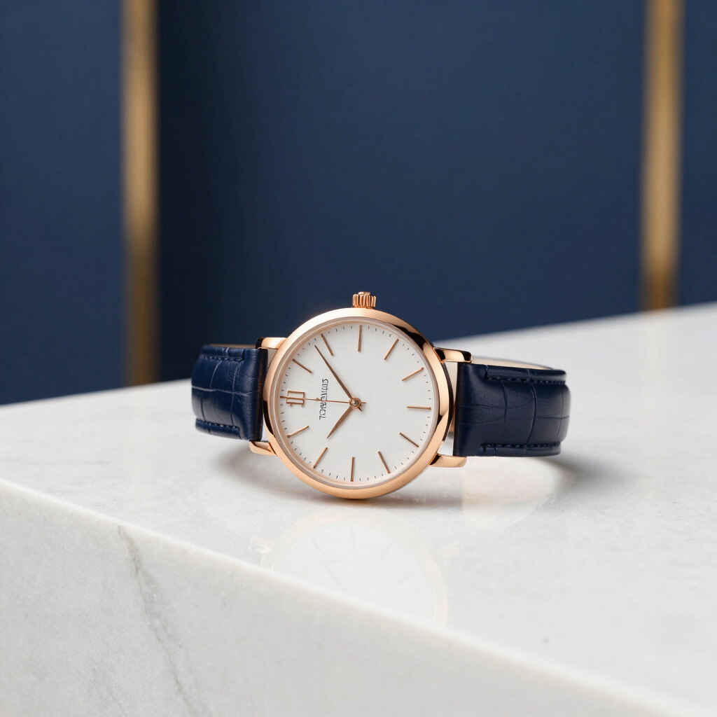 Aurelia Navy and Gold Chronograph