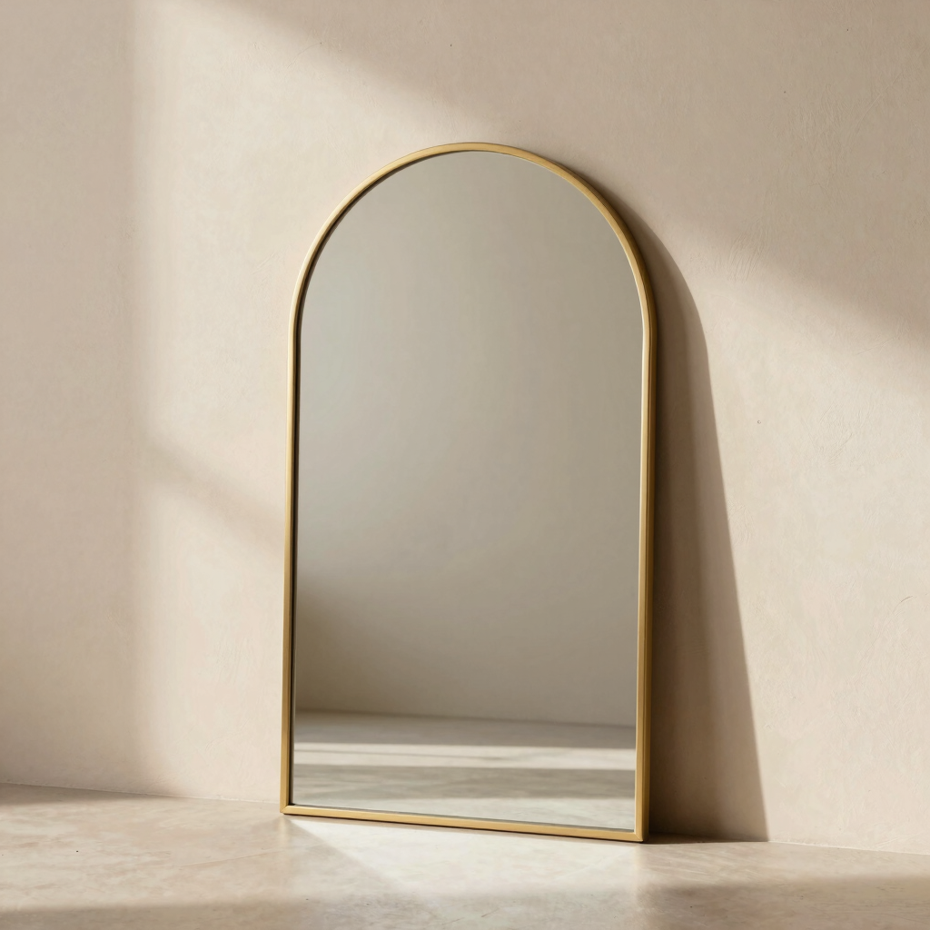Aurelia Gold Arched Mirror