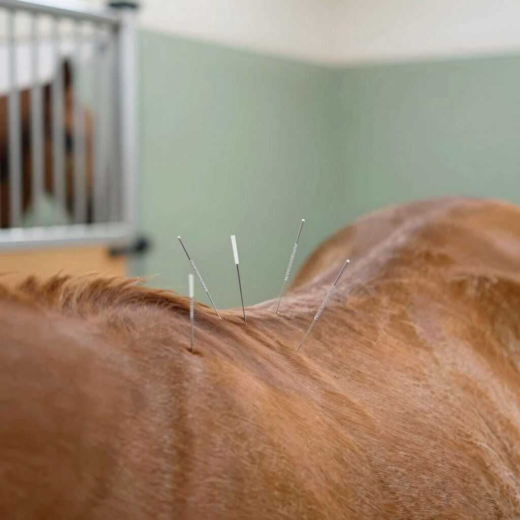 Séance de suivi acupuncture Équin