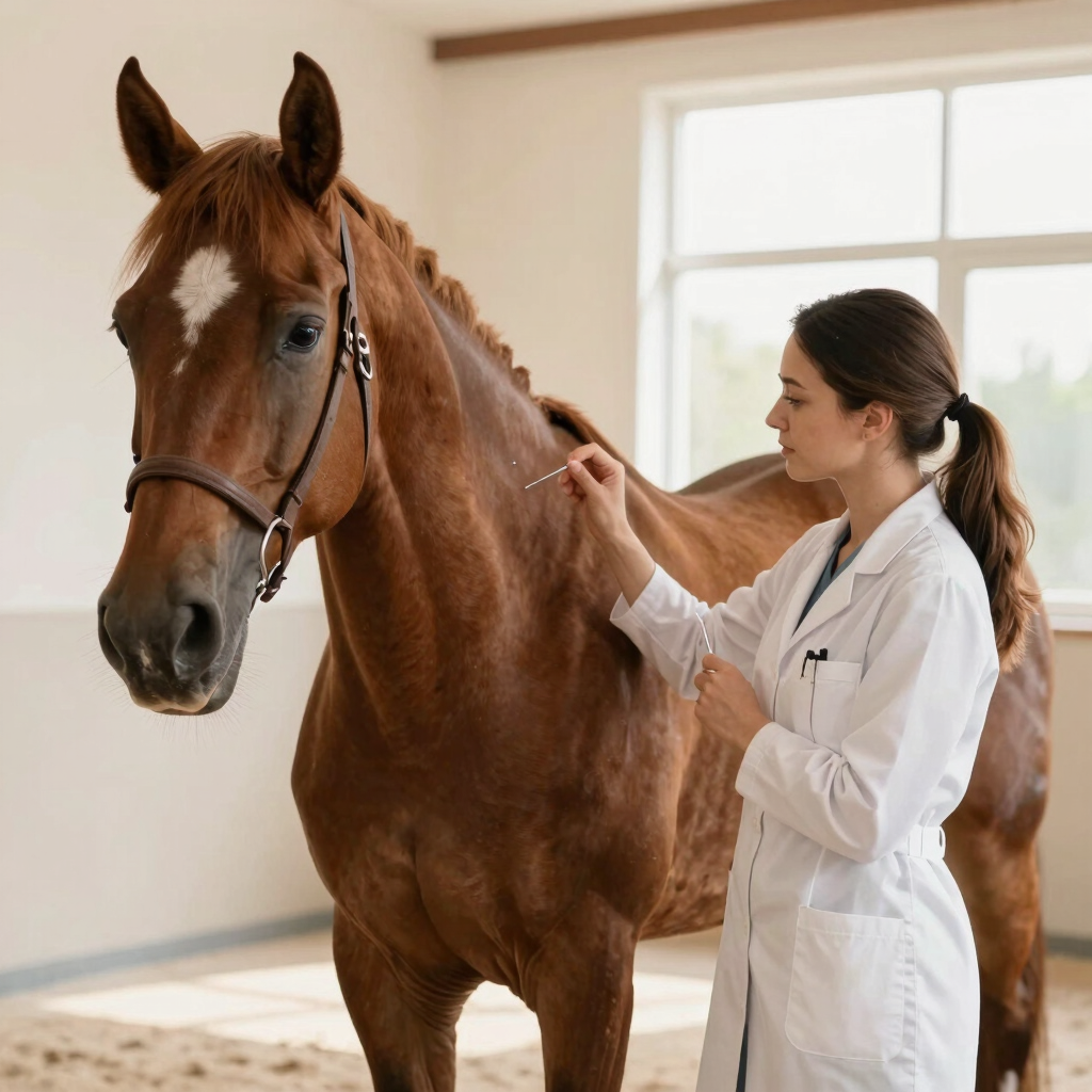 Première consultation acupuncture Équin