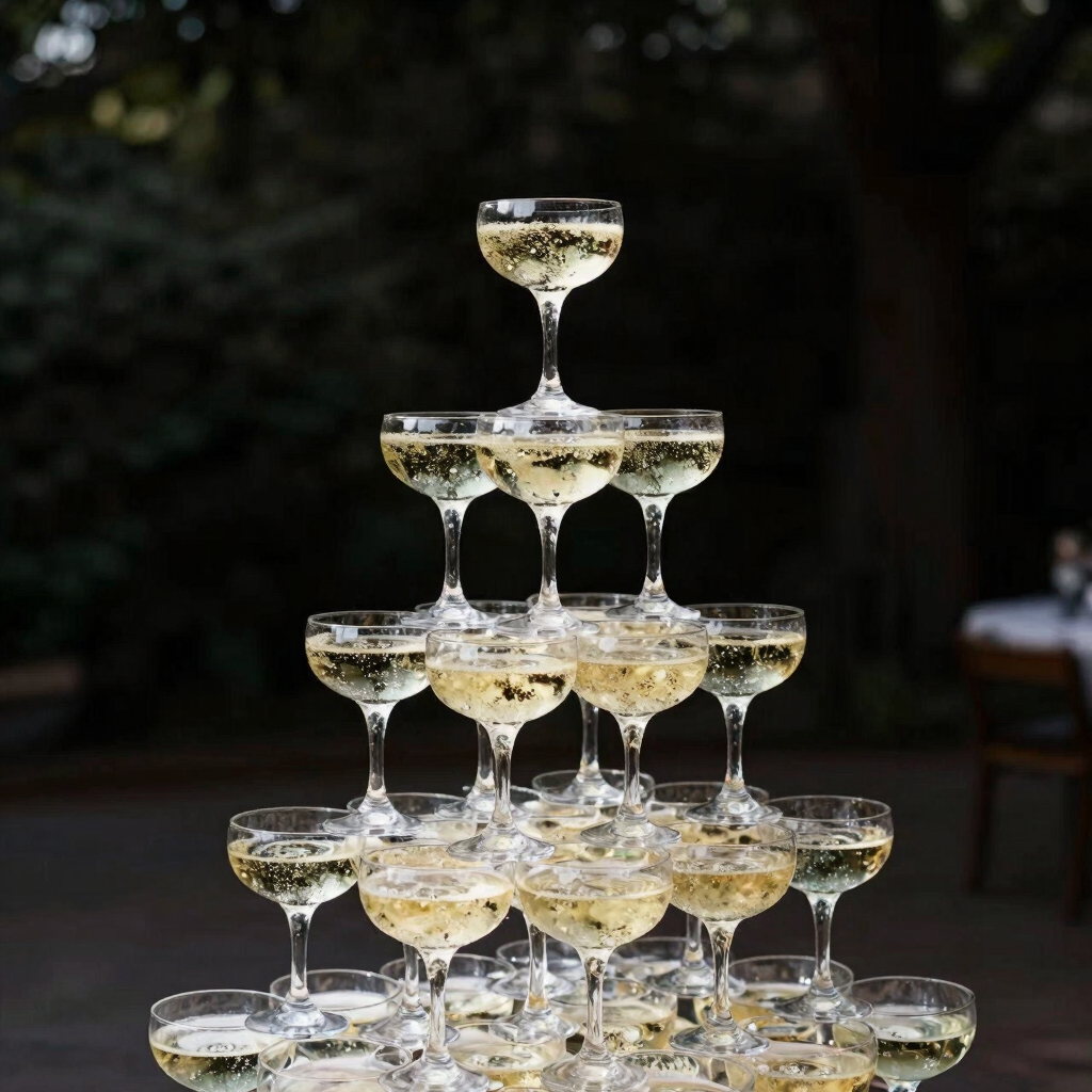 Champagne Tower Presentation