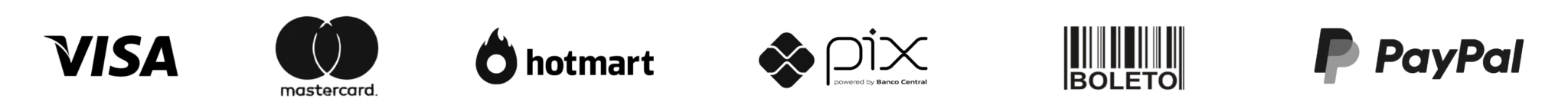 Formas de pagamento do Planner Ambiental