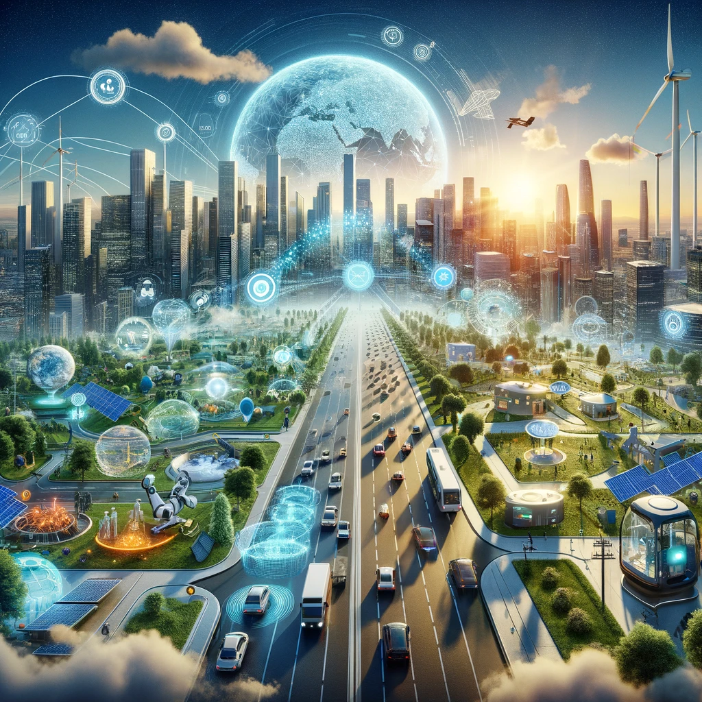 AI prediction of the future planet in 10 years