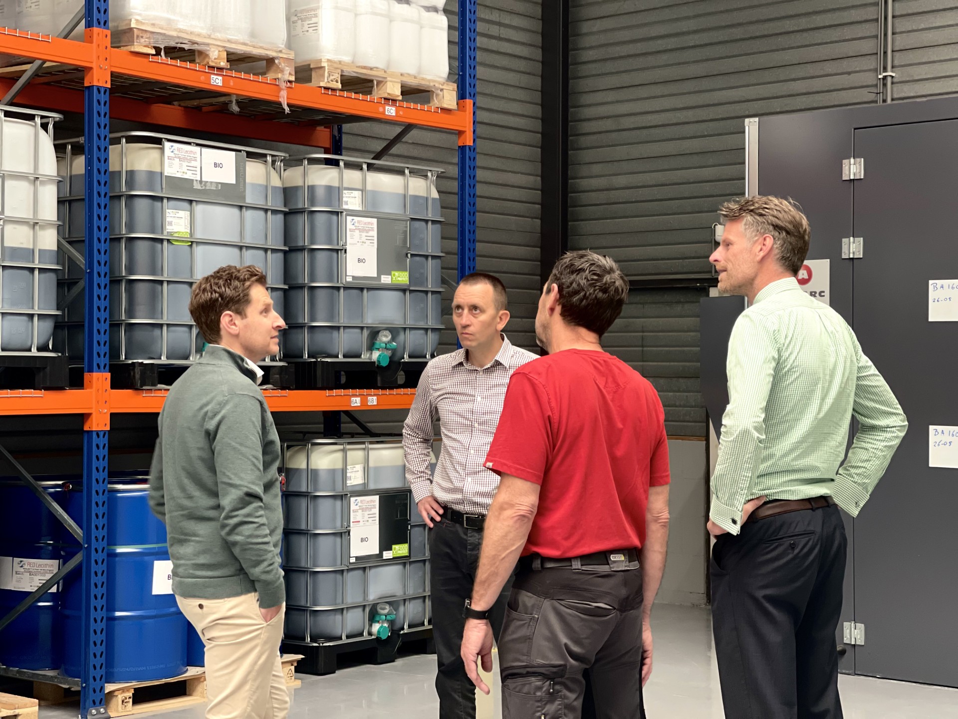 Red Lecithin Warehouse & Team