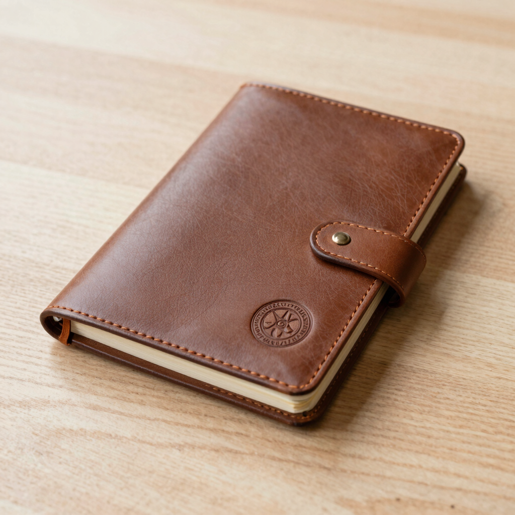 Cuaderno de Cuero Recargable
