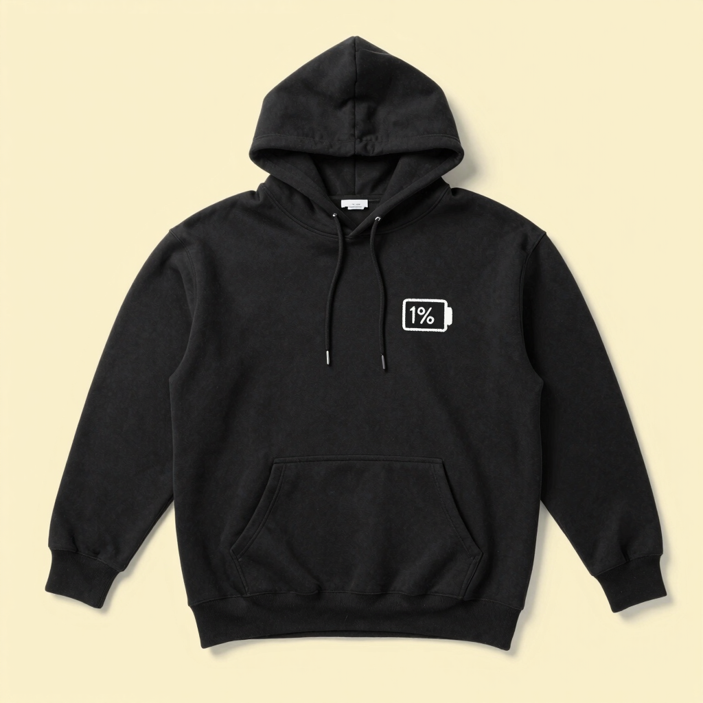 Social Battery Low Hoodie