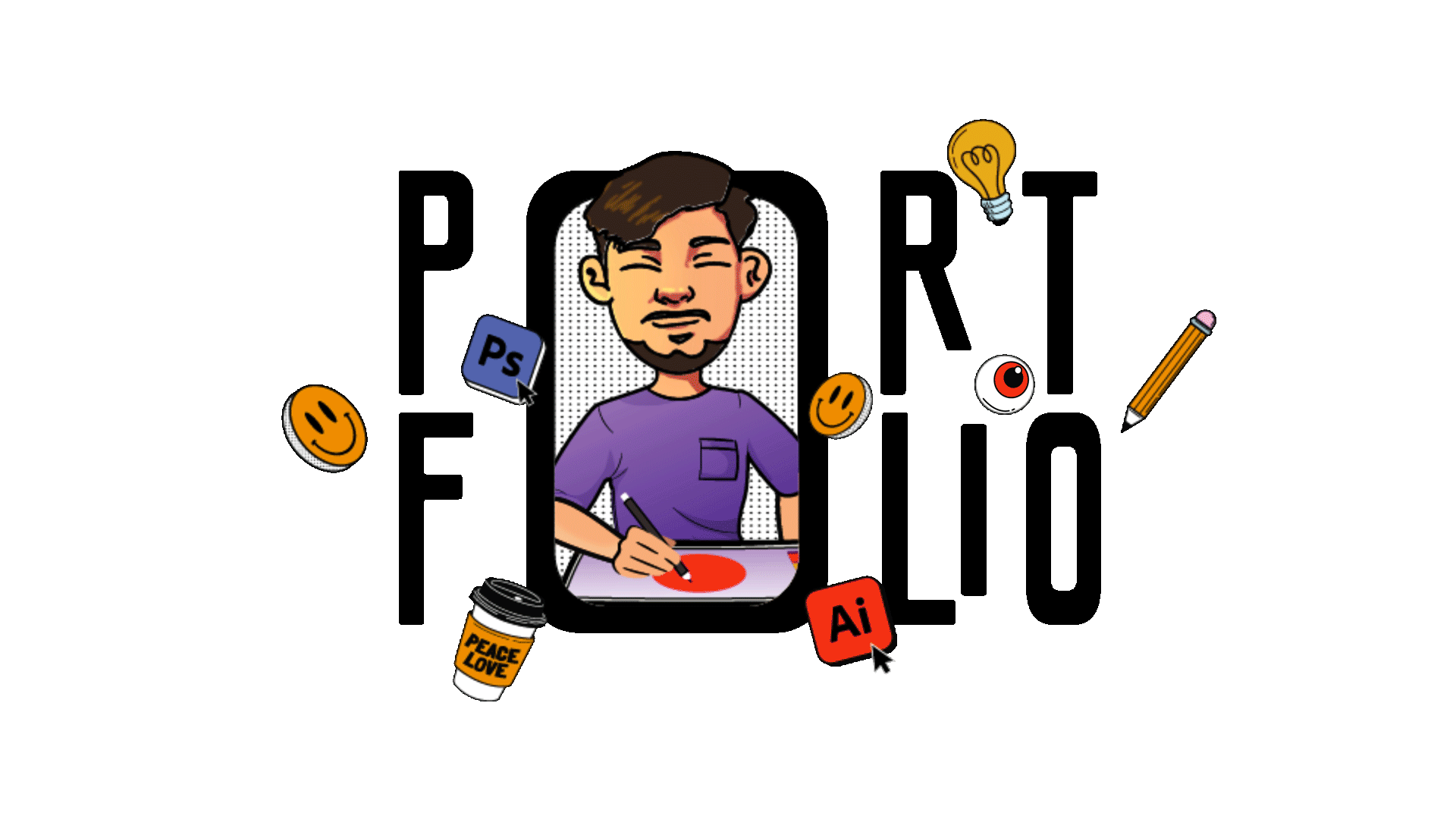 Motion graphics logo gif