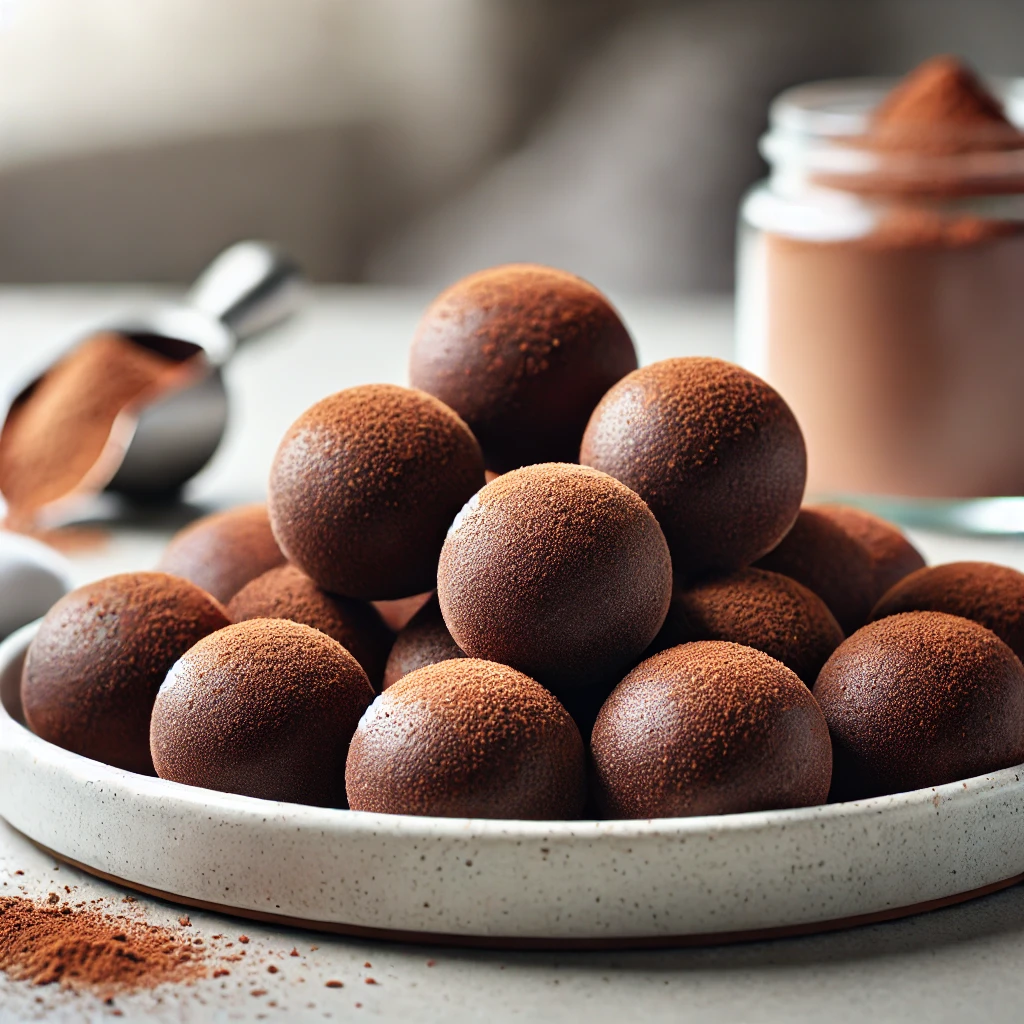 Brigadeiro de Whey Receita Fitness
