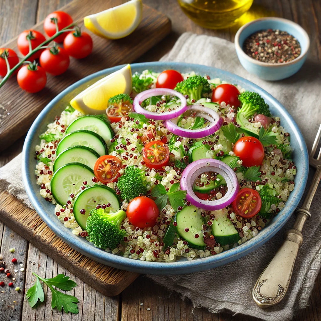 Receita Fitness Salada de Quinoa