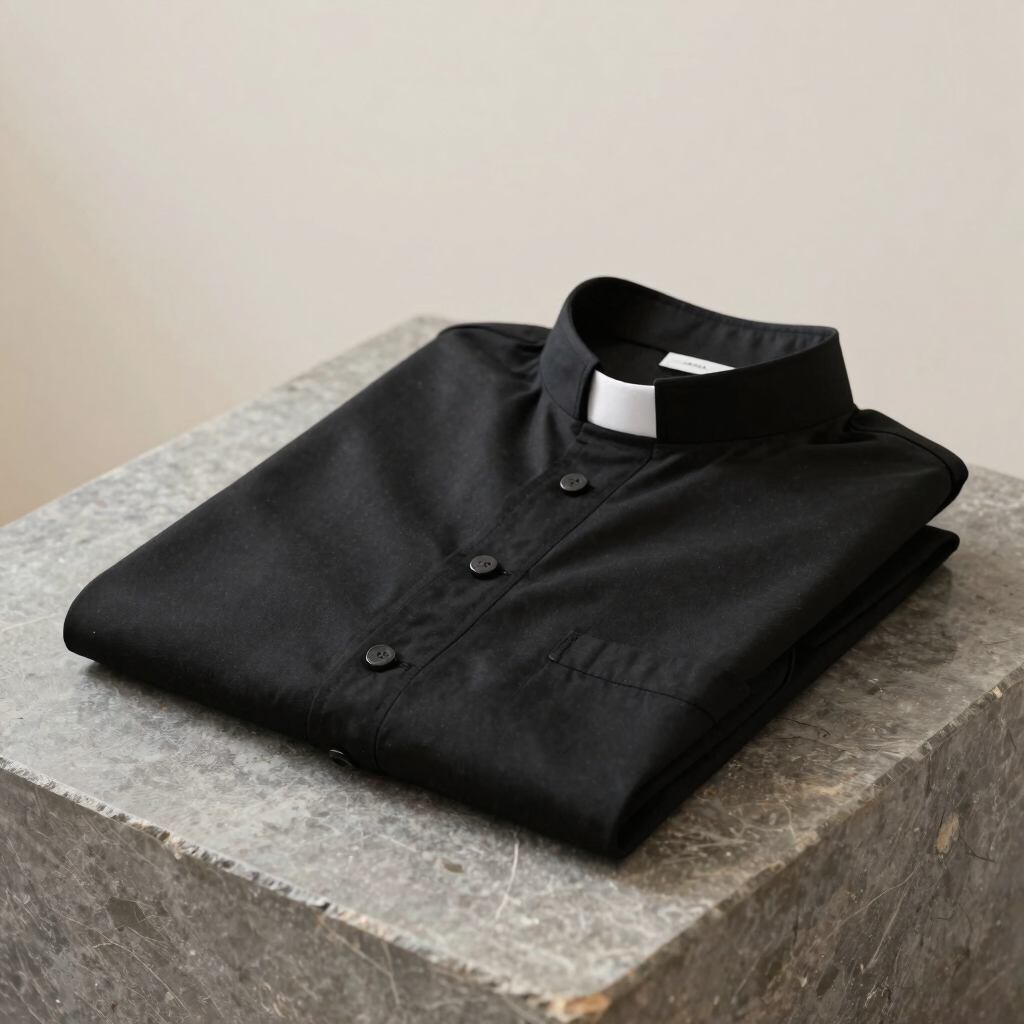 Camisa Clergyman Premium de Dacron Hilo Chevalier