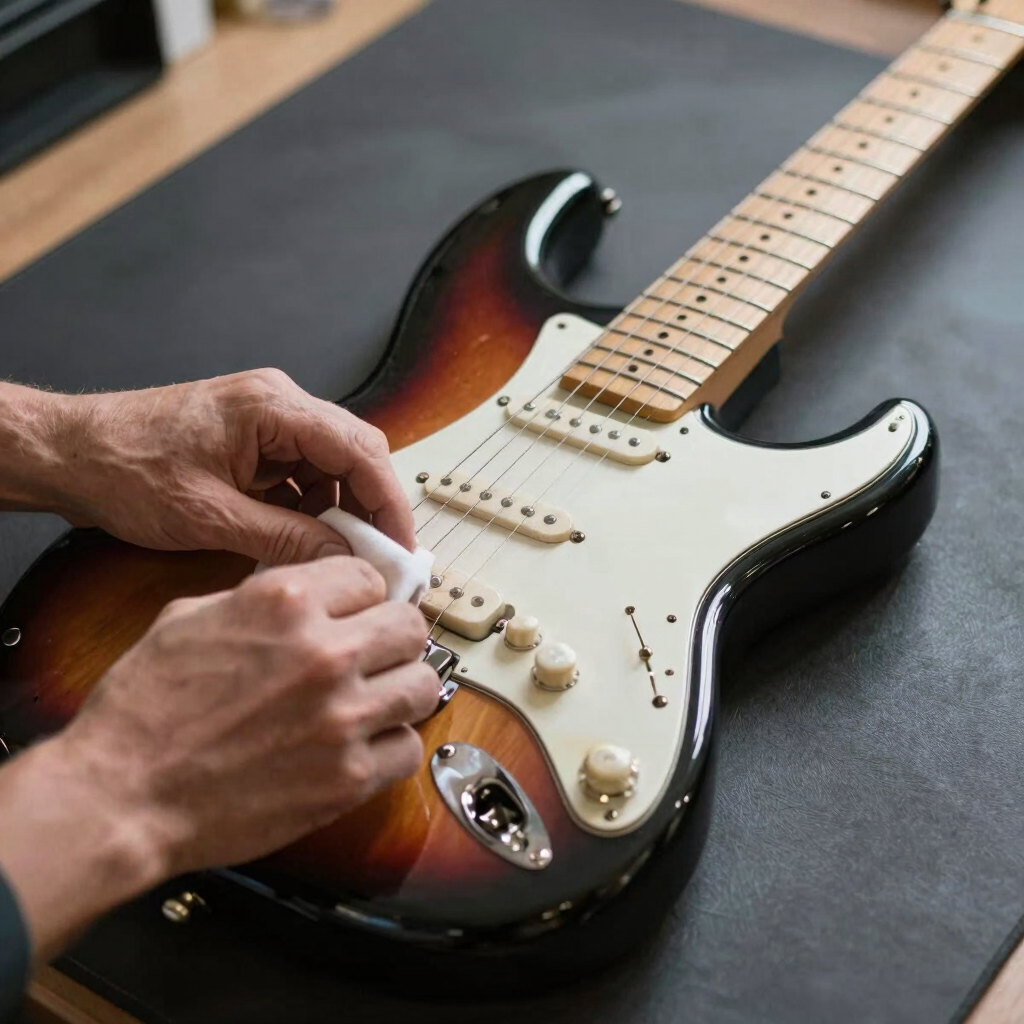 Limpeza e Regulagem de Guitarra