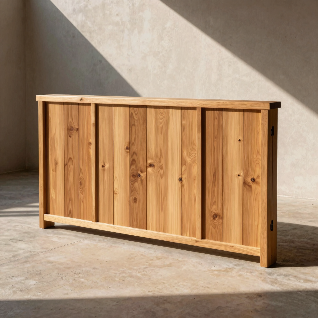 Aero Slatted Teak Divider
