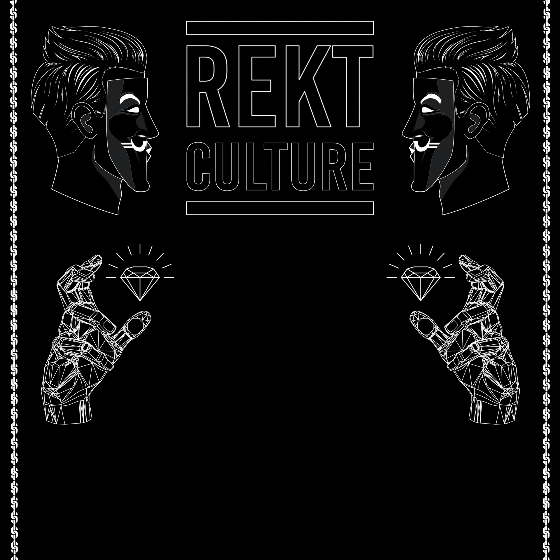 an abstract photo of a curved building with a blue sky in the background