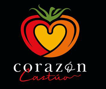 corazón castúo tomate ecológico logo