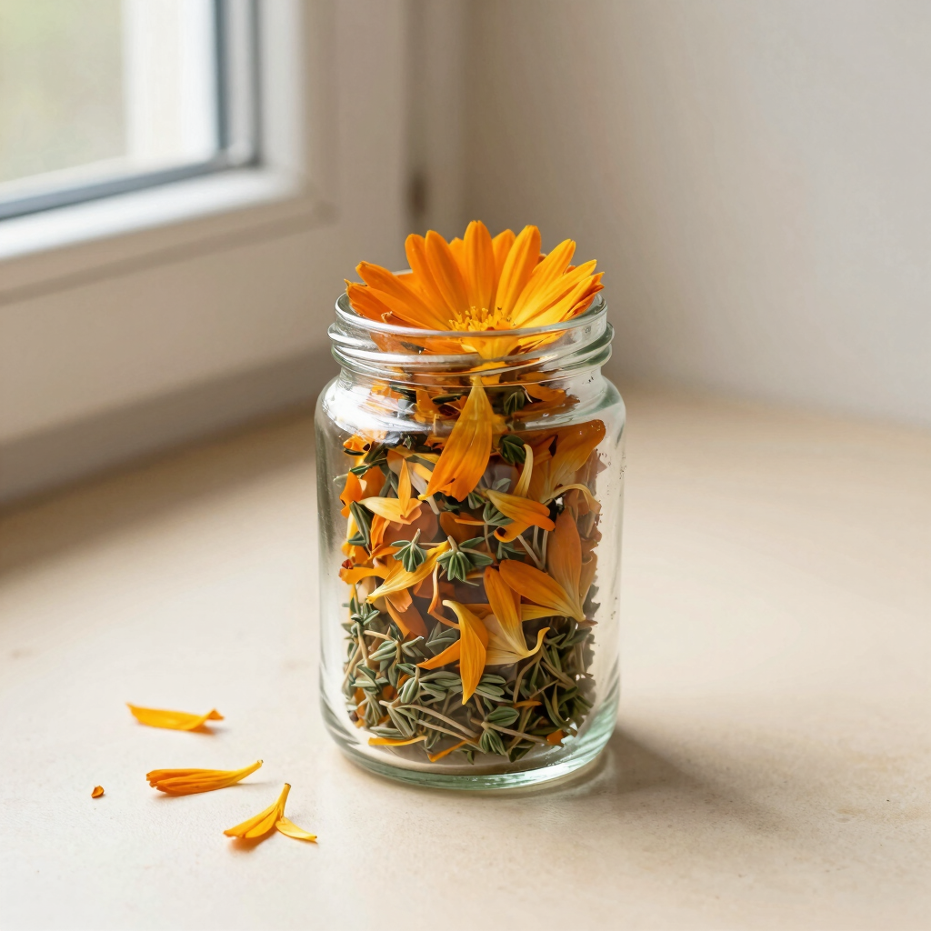 Infusión Ancestral de Caléndula y Tomillo