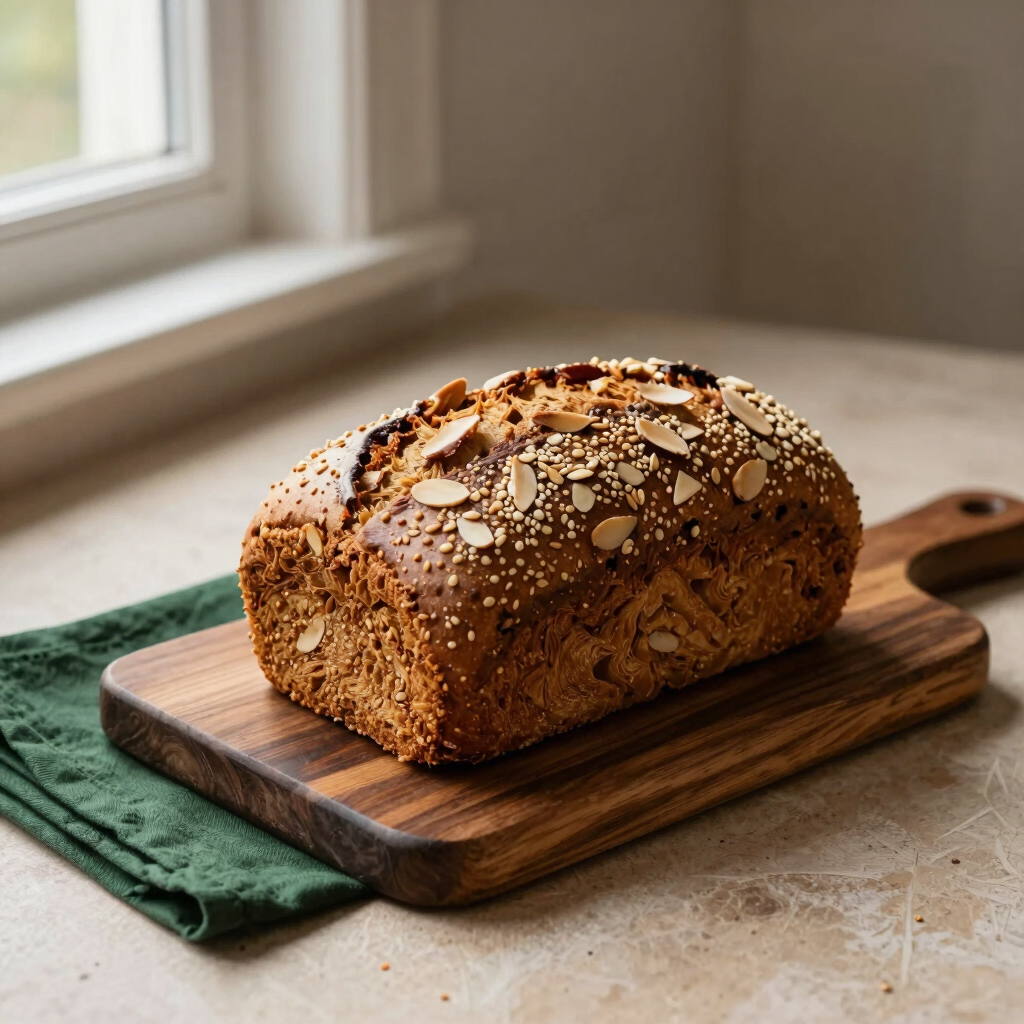 Keto Mandel-Leinsamen-Brot