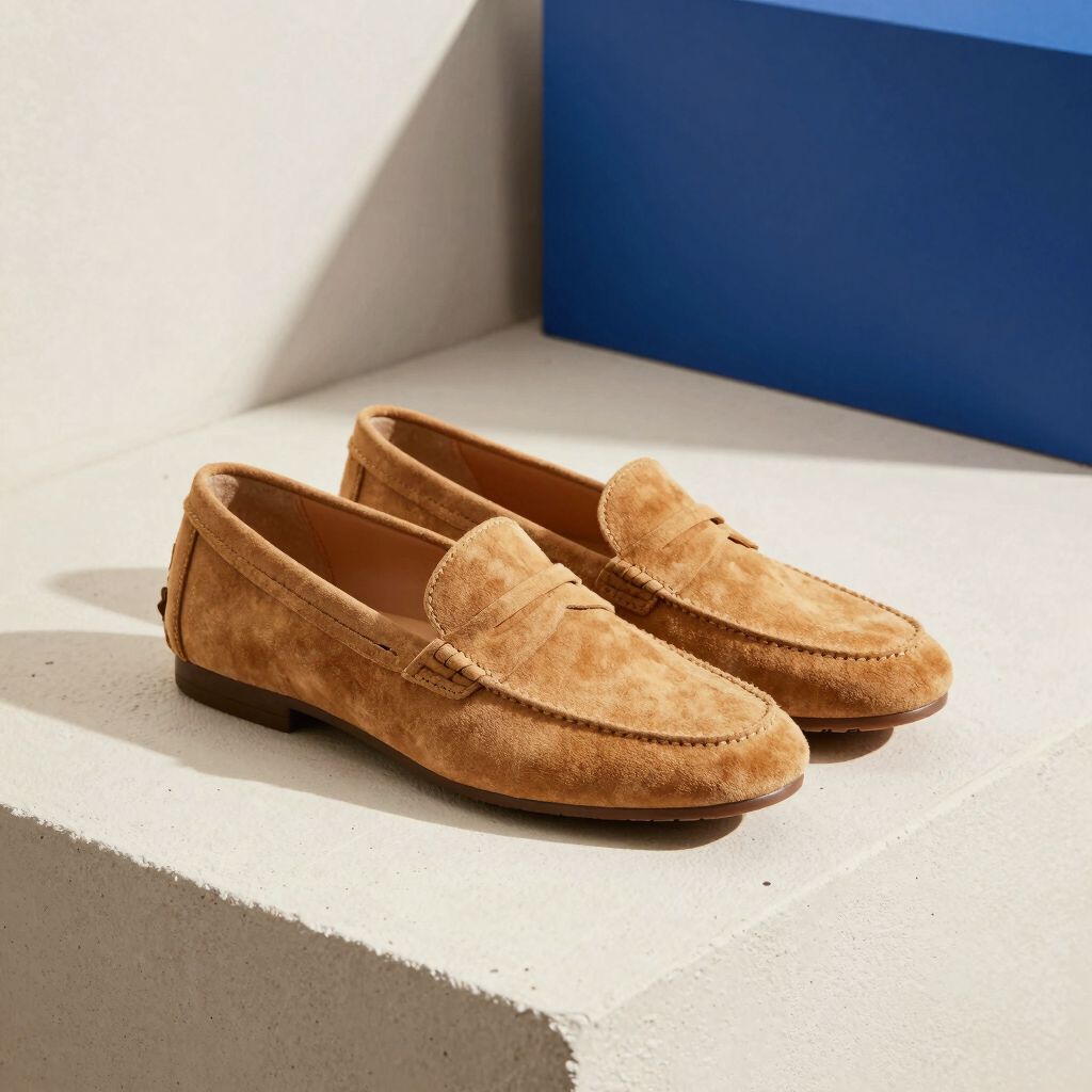Costa Water-Resistant Suede Loafer