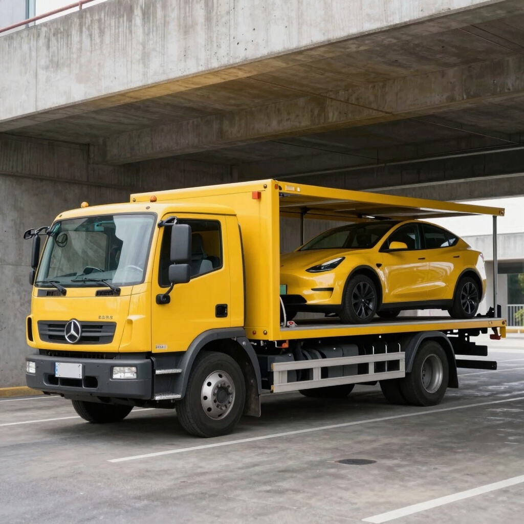 Remoção de Veículo de Garagem Subterrânea