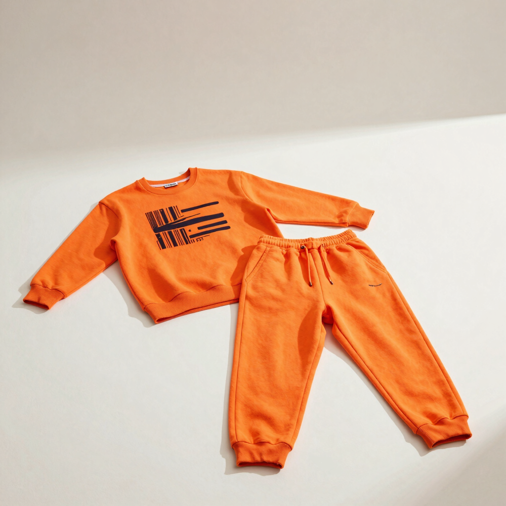Vivid Flame Graphic Sweat Set
