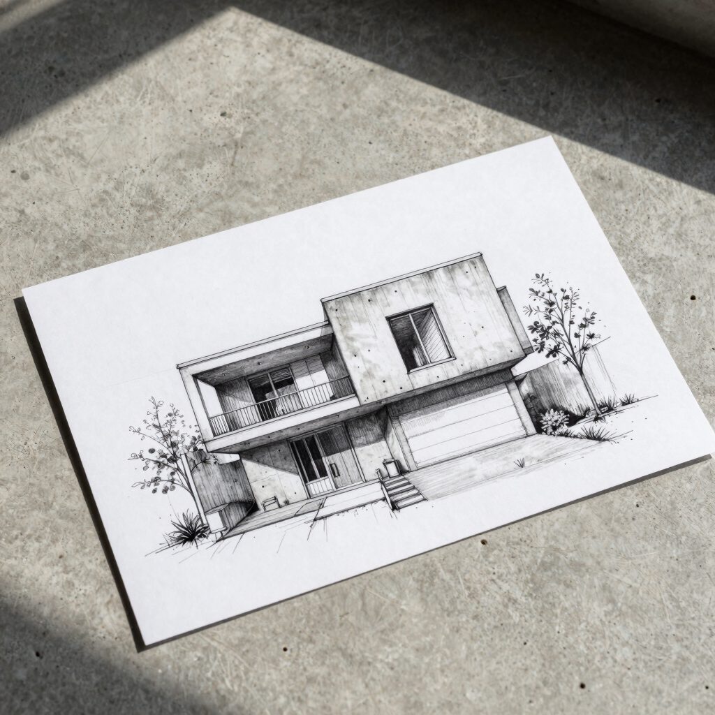 Print Fine Art: Fachada Minimalista