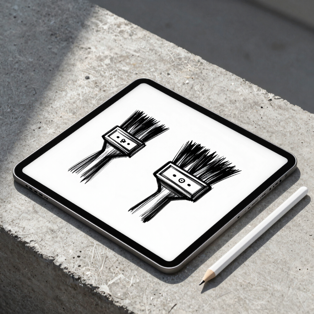 Pack de Brushes Procreate: Traço Arquitetônico