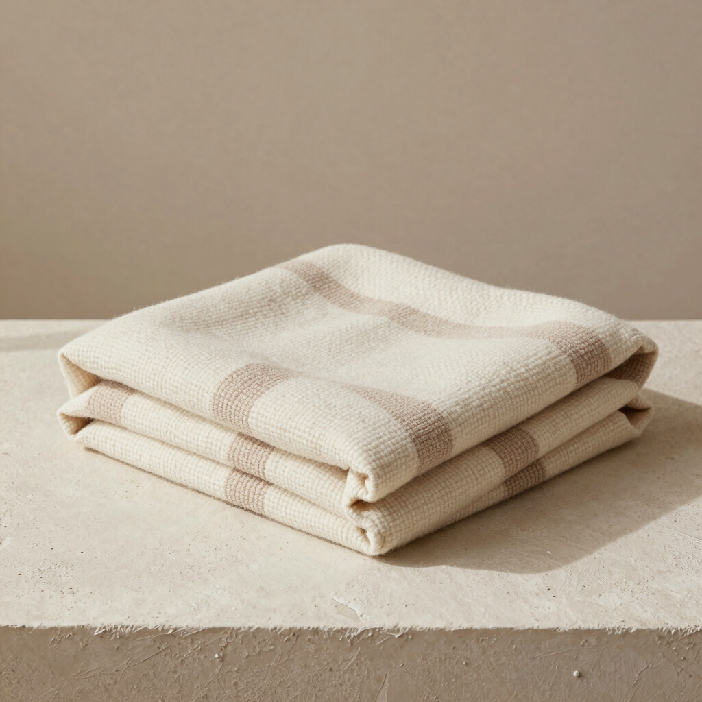 Bouclé Stripe Throw Blanket