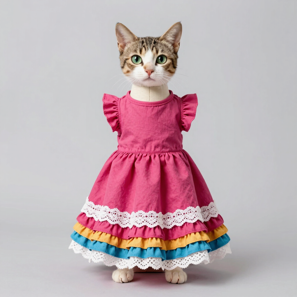 Vestido Frida con Olanes