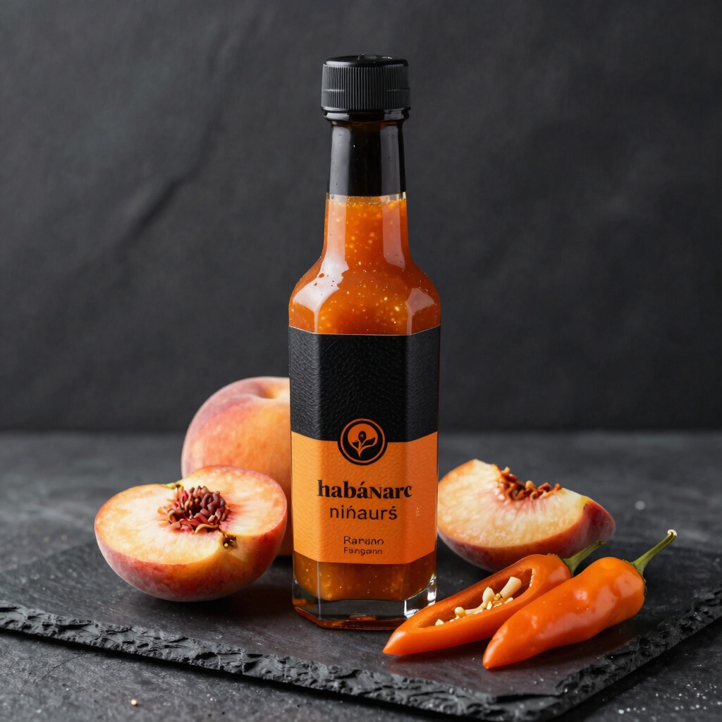 Smoked Peach & Habanero Sauce