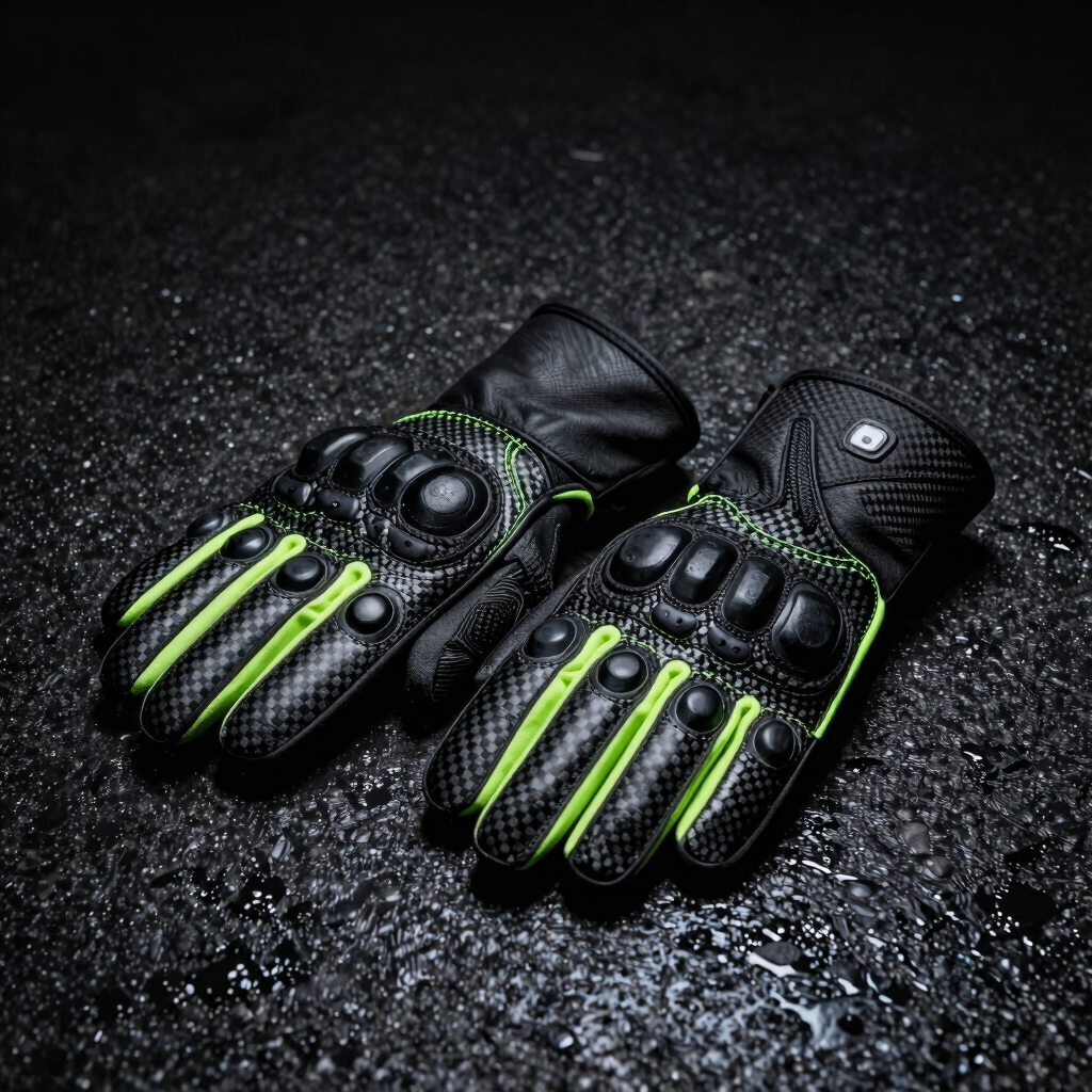 Luvas Point Grip Neon