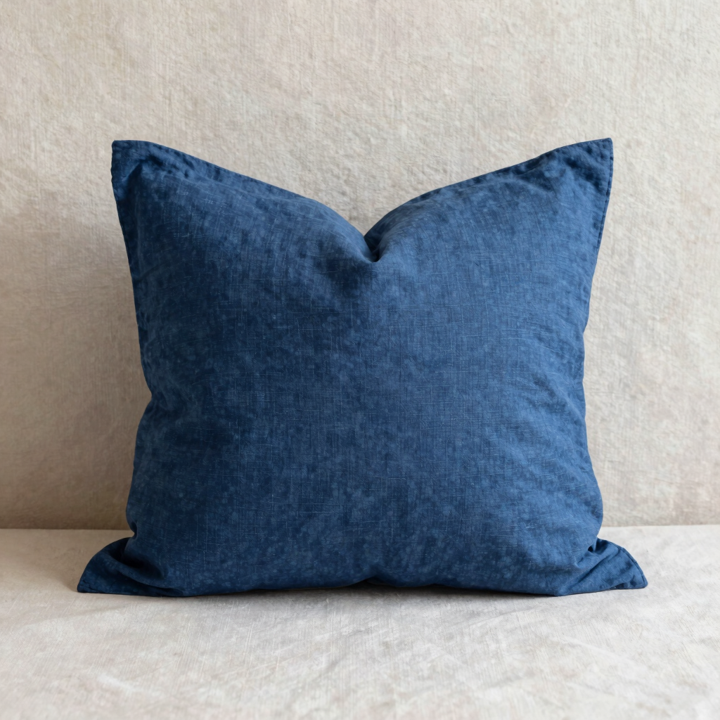 Washed Linen Indigo Cover