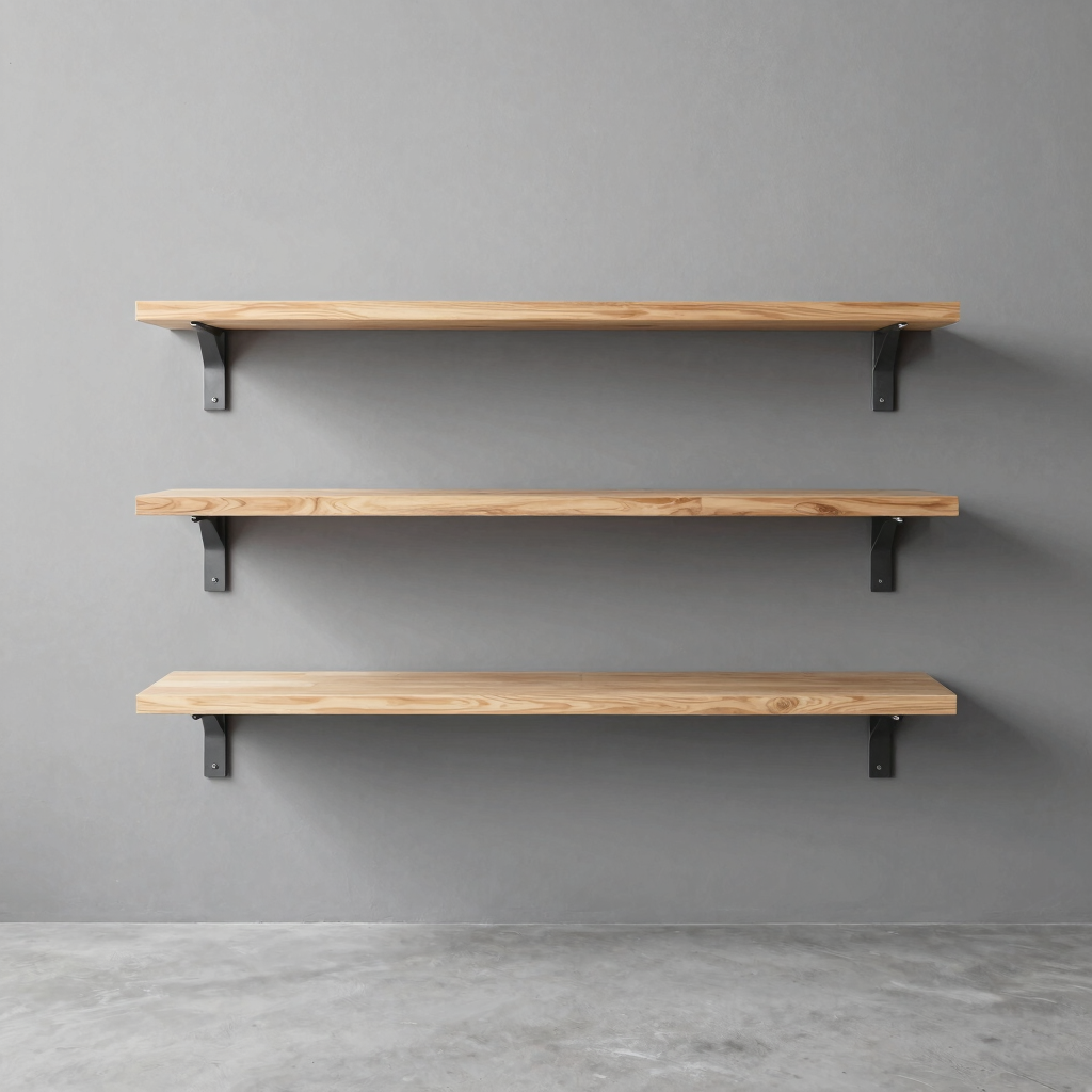 Gridline Steel Wall Shelf Set