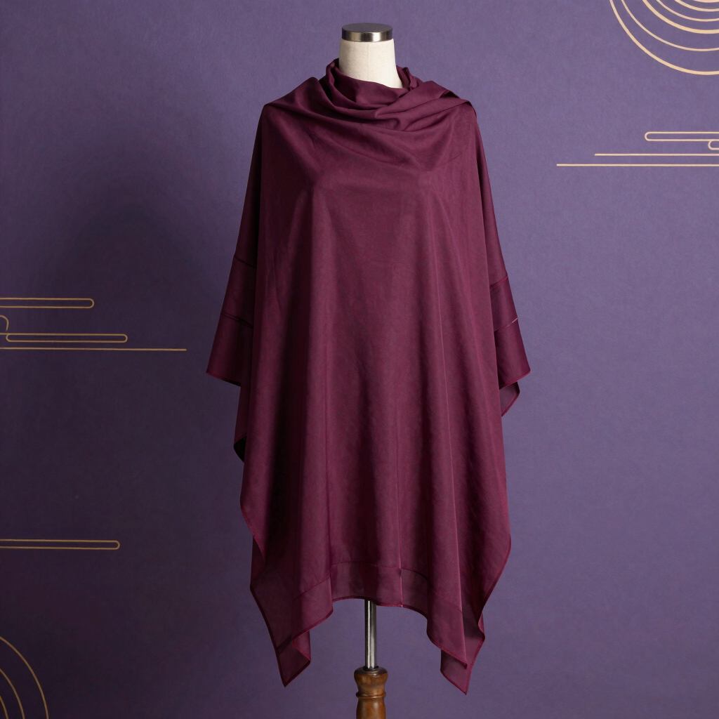 Majestic Crepe Double-Layer Khimar