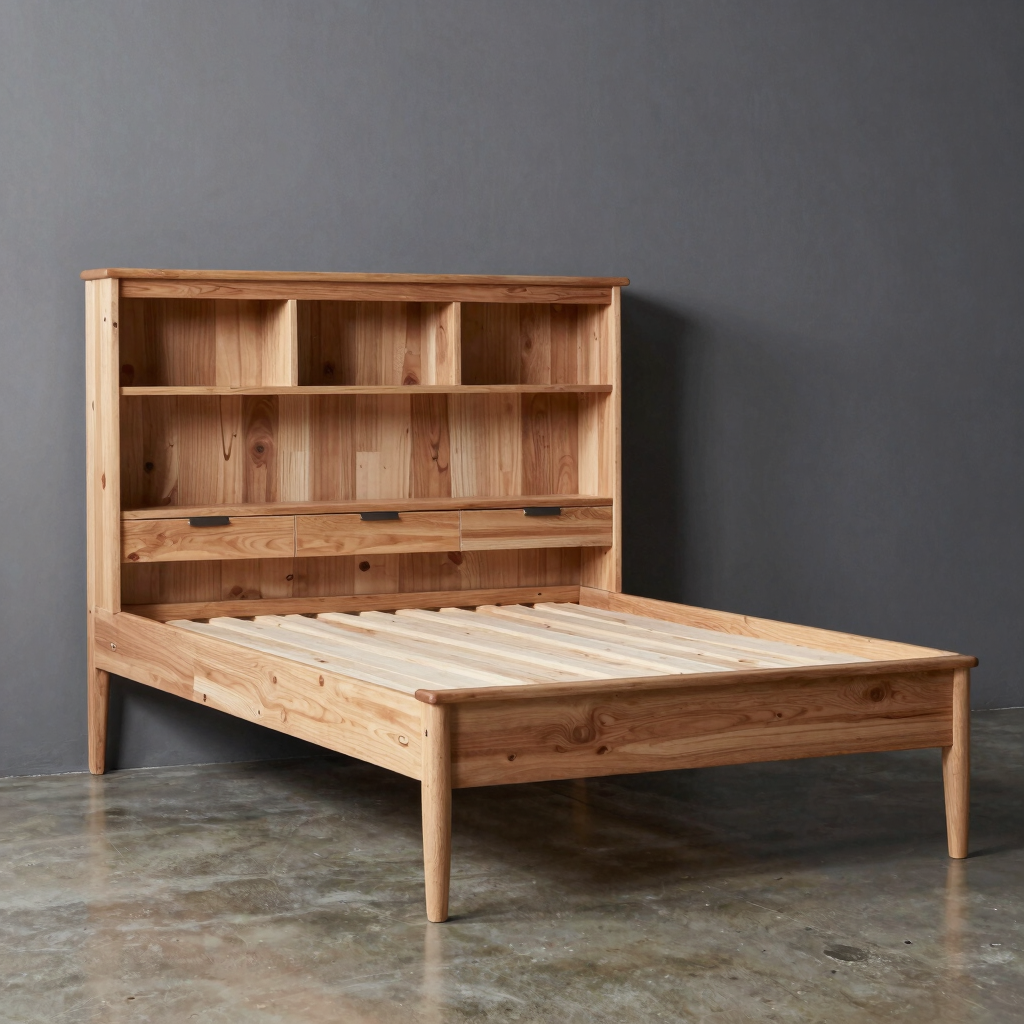Rig Captain Bed with Shelving