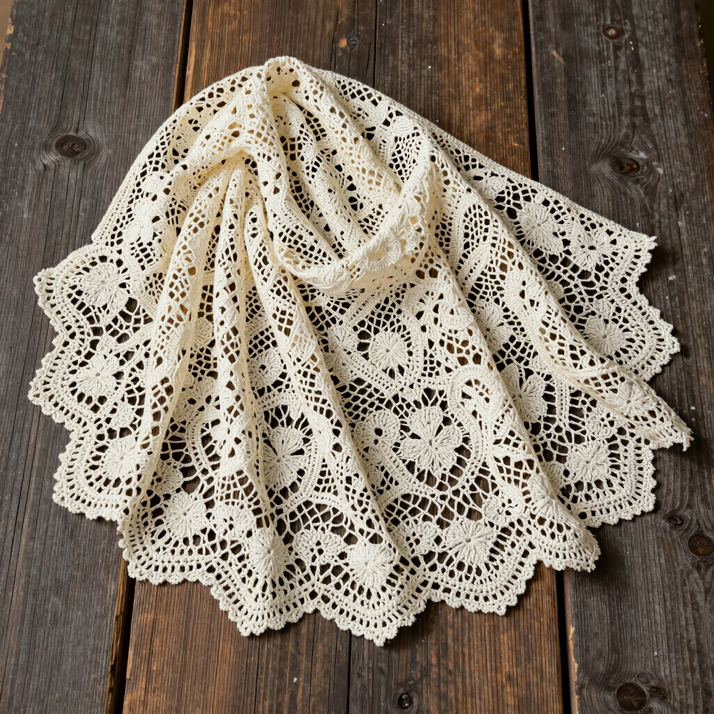 Beloved Grandmother Crochet Shawl