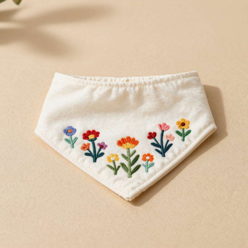 Bandana Artesanal Flores Silvestres