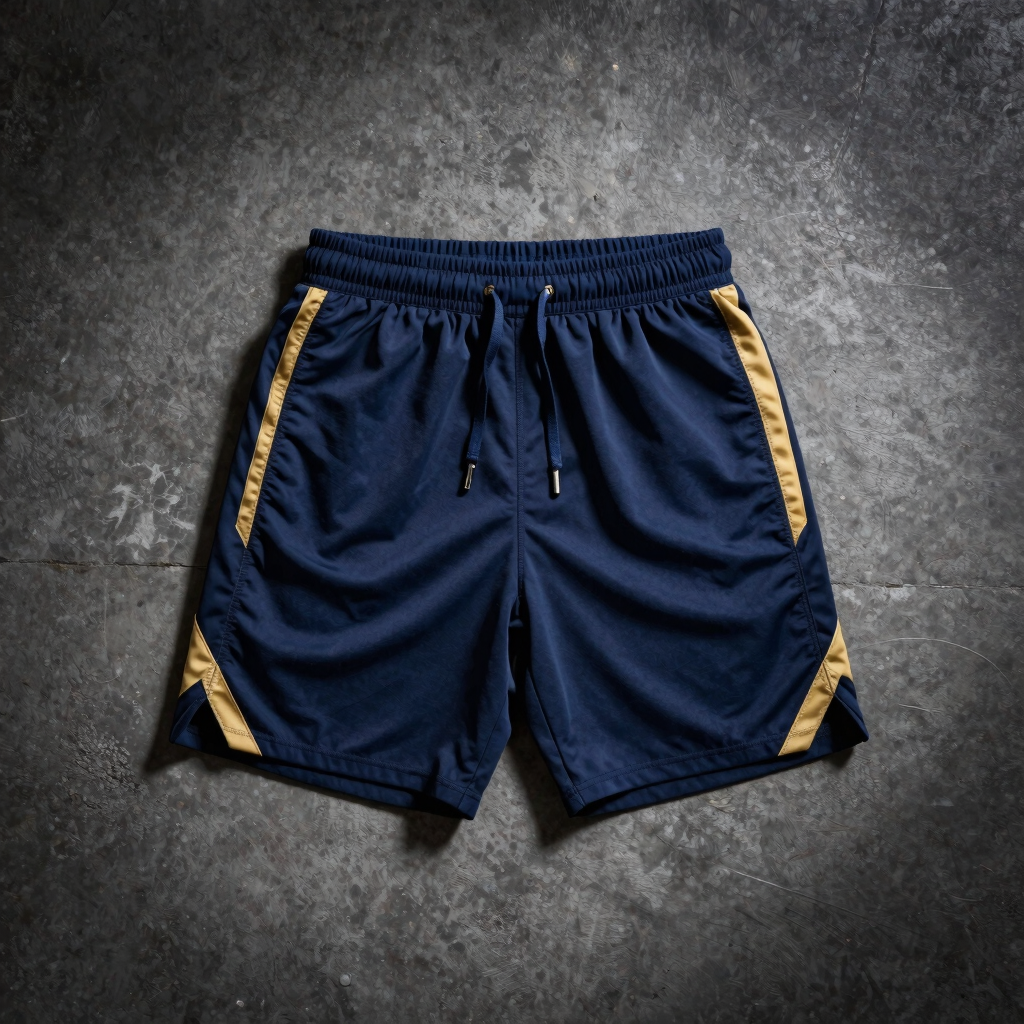 Champion Gold-Accent Knit Shorts